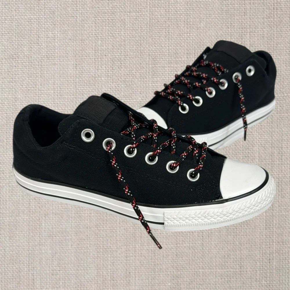 Converse Chuck Taylor All Star Street Slip-On Low Top Black Sneaker Shoes US 5